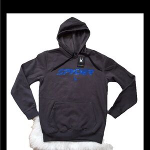 Spyder Signature Pullover Hoodie Style#71H4015 Men Size Medium Grey New
